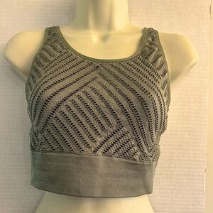Victoria’s Secret low impact double lined sports bra in sage green. Sz-L. V9